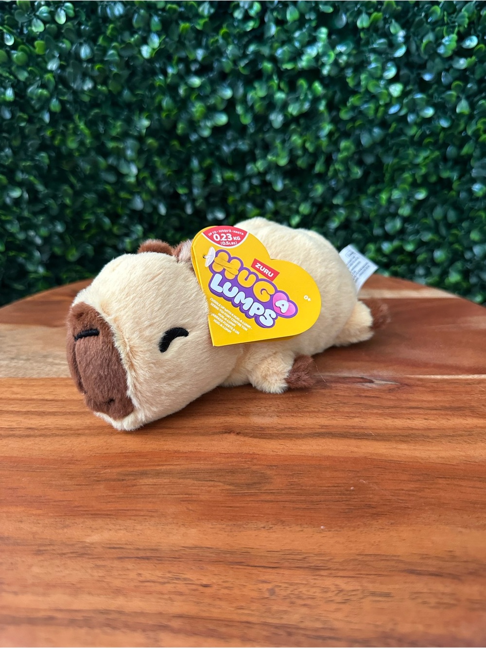 Zuru Hug-A-Lumps Fuzzy Connie Capybara Mini Weighted Plush